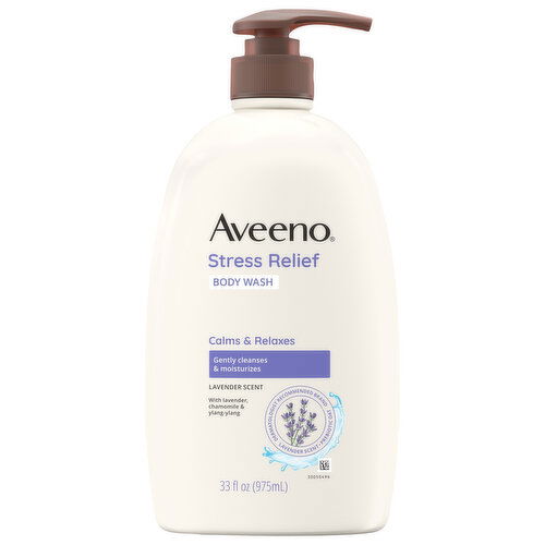 Aveeno Body Wash, Stress Relief, Lavender Scent