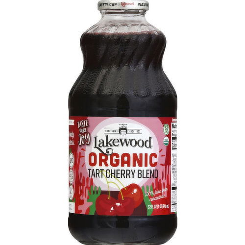 Lakewood 100% Juice, Organic, Tart Cherry Blend