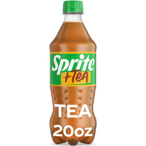 Sprite + Tea, Lemon-Lime Soda With Tea Flavor - 20 Fluid Ounce