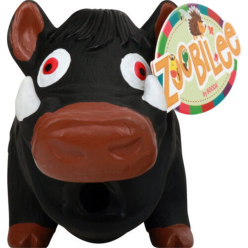 Zoobilee Warthog Toy, Latex