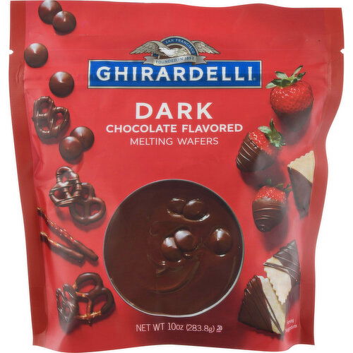 Ghirardelli Melting Wafers, Dark Chocolate Flavored