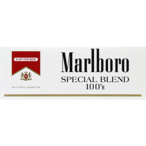 Marlboro Cigarettes, Special Blend, 100's, Flip-Top Box