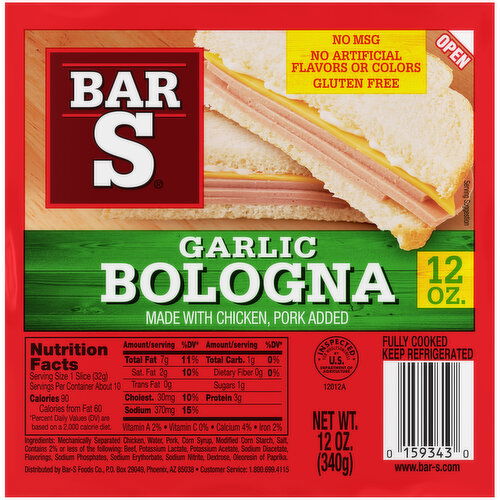 Bar S Garlic Bologna