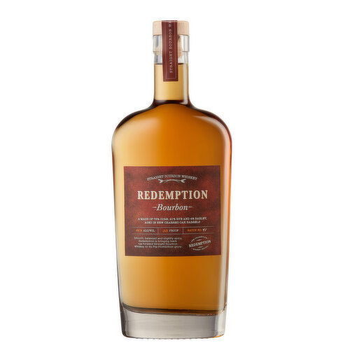 Redemption Indiana Straight Bourbon Whiskey, 750 ml - 750 Milliliter