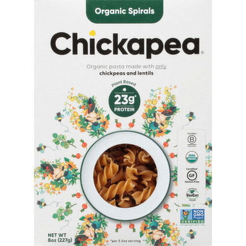 Chickapea Spirals, Organic