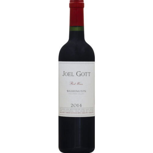 Joel Gott Red Wine, Washington Columbia Valley, 2014