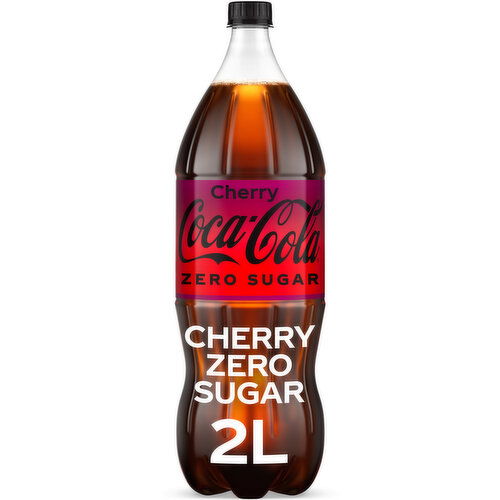 Coca-Cola Zero Sugar Cherry Diet Soda Soft Drink - 2 Liter