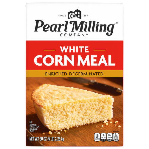 Pearl Milling Company Corn Meal, White