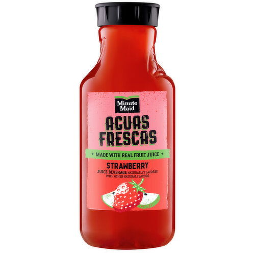 Minute Maid  Aguas s Strawberry Bottle