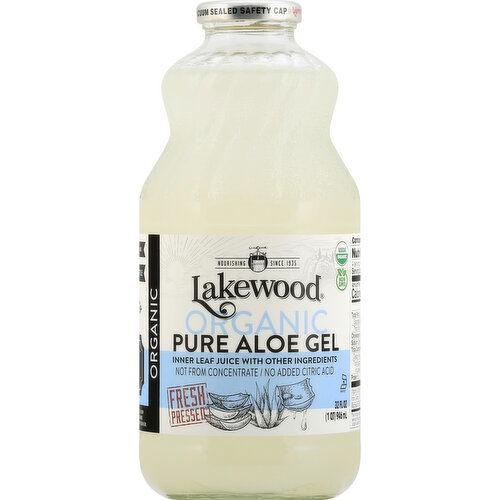 Lakewood Juice, Organic, Pure Aloe Gel