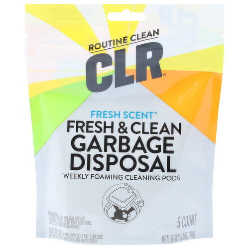 Clr Cleaning Pods, Garbage Disposal, Fresh Scent