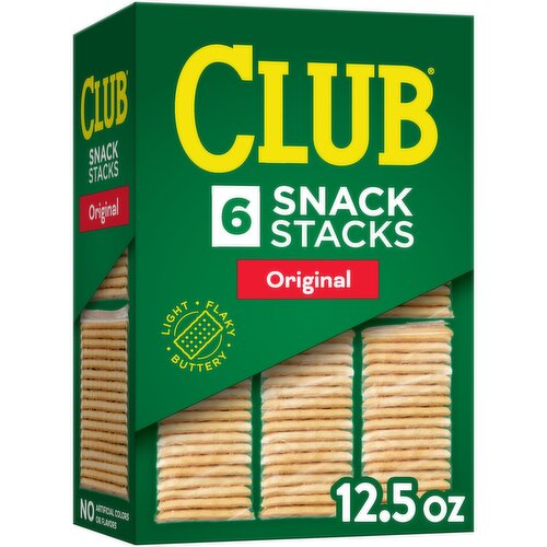 Club Crackers, Original, Snack Stacks - 12.5 Ounce