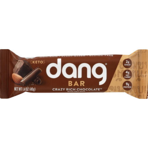 Dang Bar Bar, with Sea Salt, Crazy Rich Chocolate