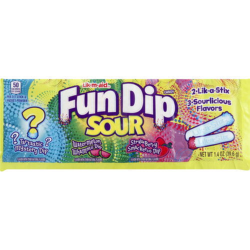 Fun Dip Candy, Tartastic Mystery Dip/Watermelon Whammo Dip/Strawberry Smackeroo Dip