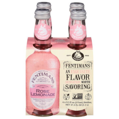 Fentimans Soda, Rose Lemonade, Traditional