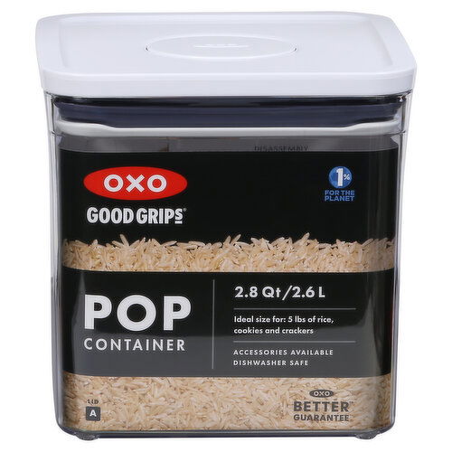 Oxo Pop Container, Lid A, 2.8 Quart