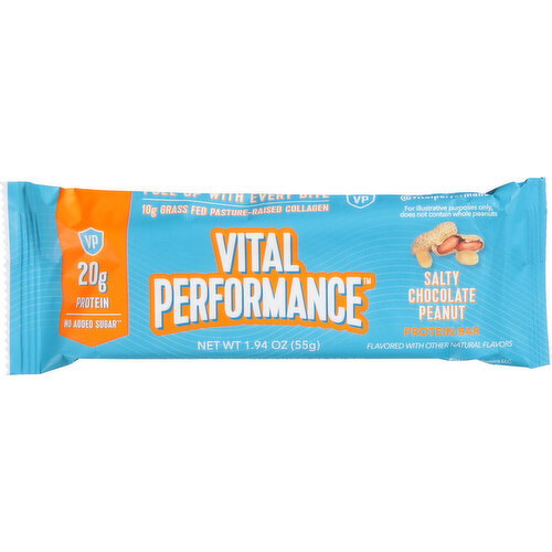 Vital Performance Protein Bar, Salty Chocolate Peanut Image 1 of 3