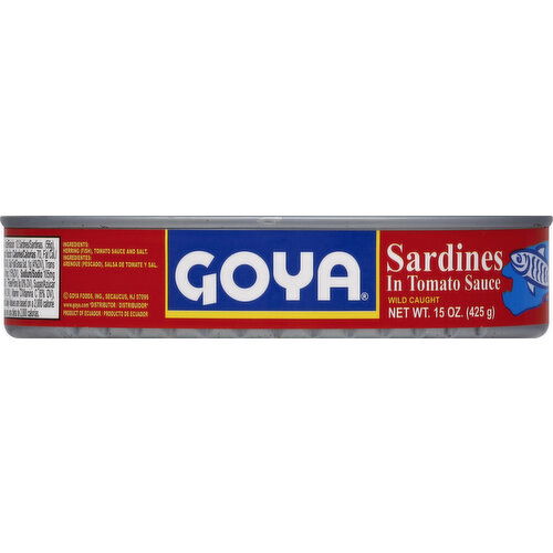 Goya Sardines, in Tomato Sauce - 15 Ounce