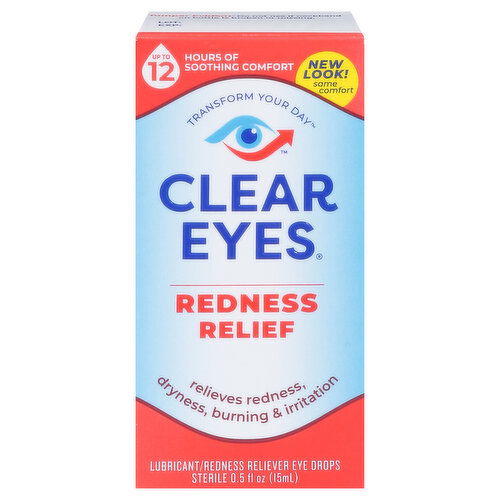 Clear Eyes Eye Drops, Redness Relief