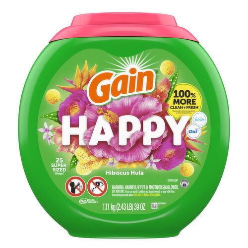 Gain Super Sized Flings, Happy