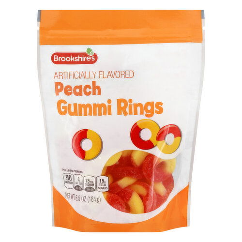 Brookshire's Peach Gummi Rings