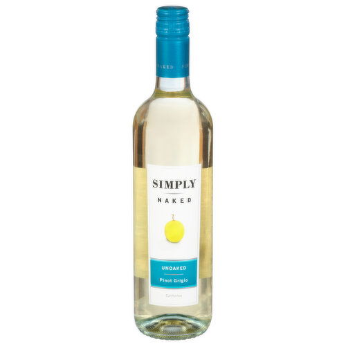 Simply Naked Pinot Grigio, Unoaked, California