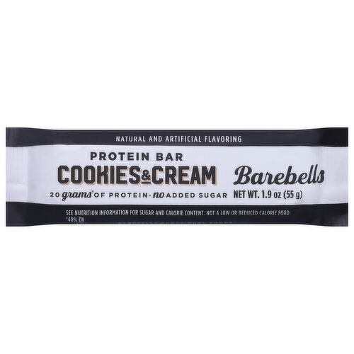 Barebells Protein Bar, Cookies & Cream