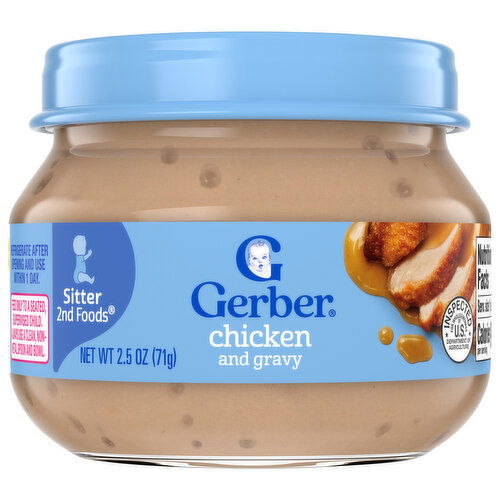 Gerber Chicken and Gravy, Sitter 2nd Foods