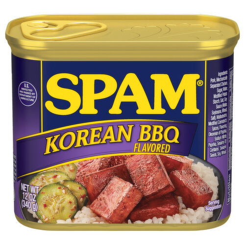 Spam Korean BBQ Flavored Pork - 12 Ounce