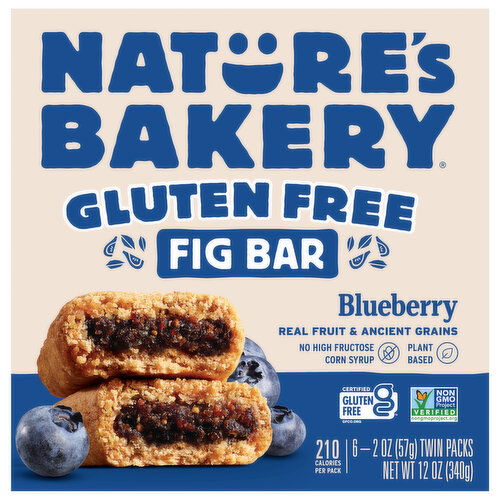 Nature's Bakery Gluten Free Blueberry Fig Bar - 6 Each