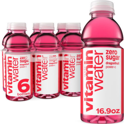 vitaminwater Sugar Power C Bottles - 16.9 Fluid Ounce