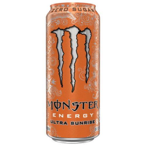 Monster Energy Drink, Zero Sugar, Ultra Sunrise