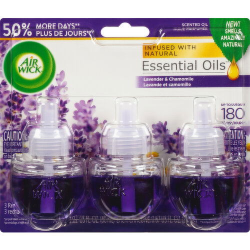 Air Wick Scented Oil Refills, Lavender & Chamomile