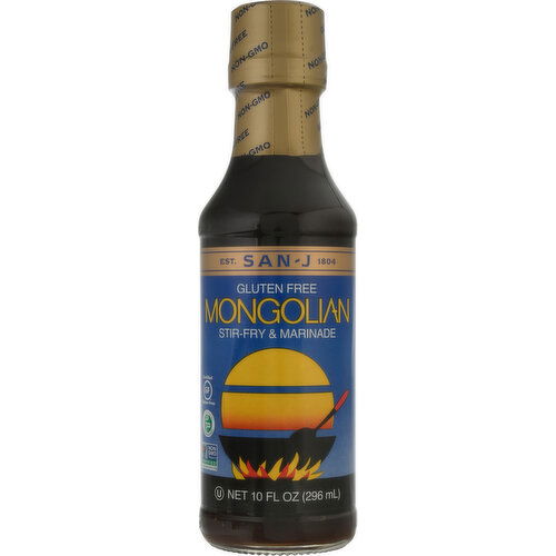 San-J Stir-Fry & Marinade, Gluten Free, Mongolian