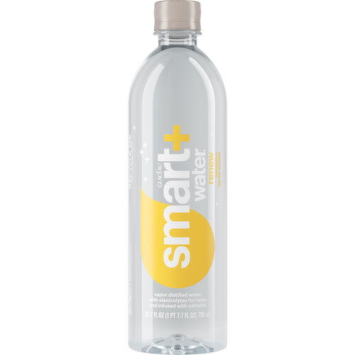 Smart Water Distilled Water, Vapor, Renew, Dandelion Lemon Extract