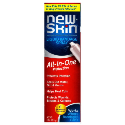 New-Skin Liquid All-In-One Bandage Spray - 1 Ounce
