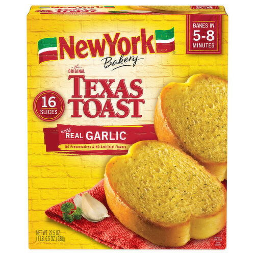 New York Bakery Texas Toast, with Real Garlic, The Original