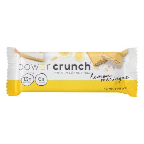 Power Crunch Protein Energy Bar, Lemon Meringue