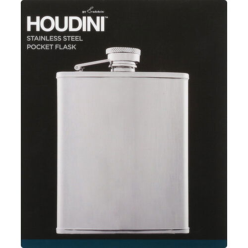 Houdini Pocket Flask, Stainless Steel