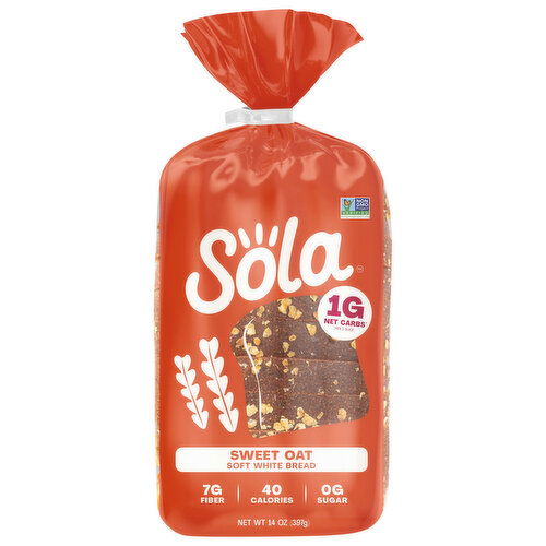 Sola Bread, Keto, Sweet Oat, Soft, White