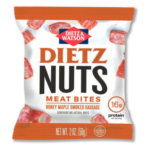 Dietz & Watson Dietz Nuts Meat Bites - Honey Maple Smoked Sausage