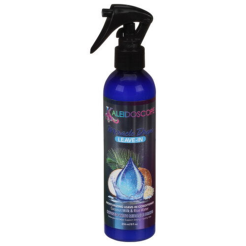 Kaleidoscope Conditioner, Leave-In, Moisturizing, Miracle Drops, Coconut Milk & Rice Water