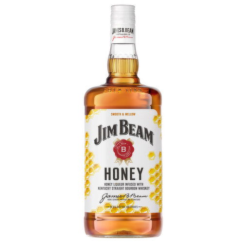 Jim Beam Honey Kentucky Whiskey, 1.75 L    