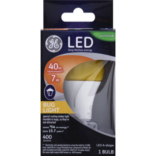 GE Bug Light, LED, Outdoor, 7 Watts