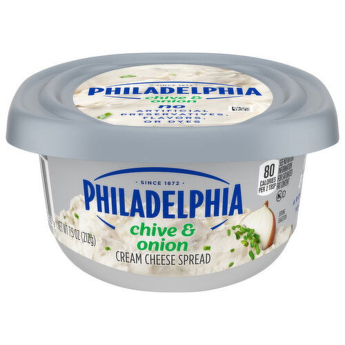 Philadelphia Cream Cheese Spread, Chive & Onion