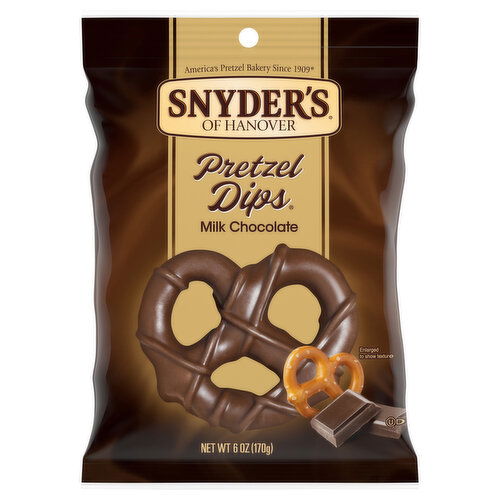 Snyder's of Hanover Pretzel Dips, Milk Chocolate - 6 Ounce