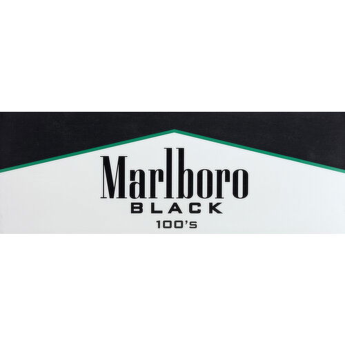 Marlboro Cigarettes, Menthol, Black 100's, Flip-Top Box