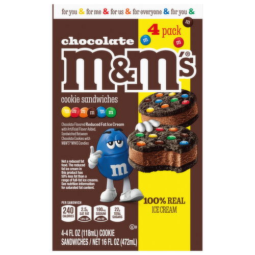 M&M's Cookie Sandwiches, Chocolate