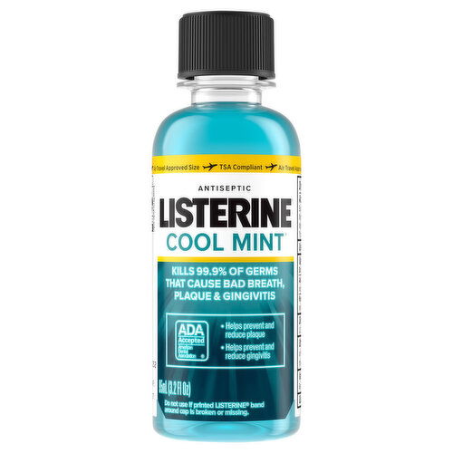 Listerine Mouthwash Antiseptic Cool Mint Super 1 Foods