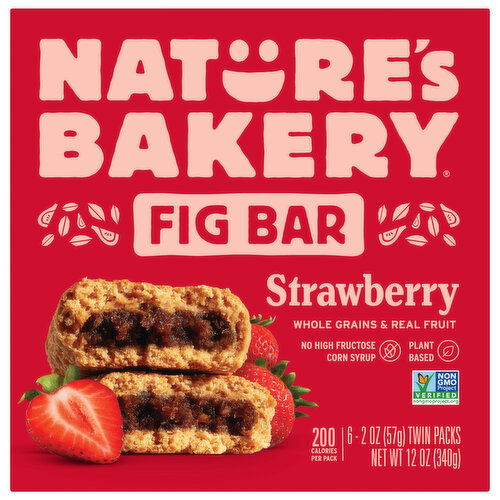 Nature's Bakery Strawberry Fig Bar Twin Packs - 6 Each